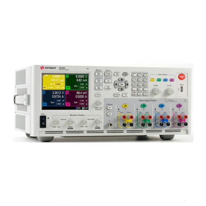 البصر N6705B DC Power Analyzer display close-up