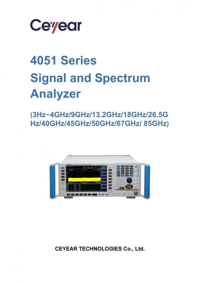 सीयर 4051 Series Spectrum Analyzer front view