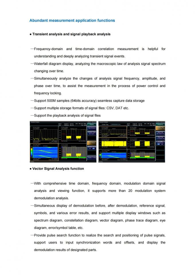 सीयर 4051 Series Spectrum Analyzer rear panel