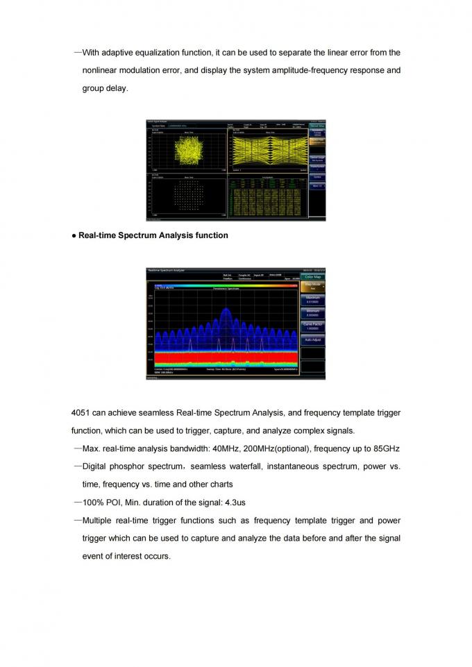 सीयर 4051 Series Spectrum Analyzer measurement demonstration
