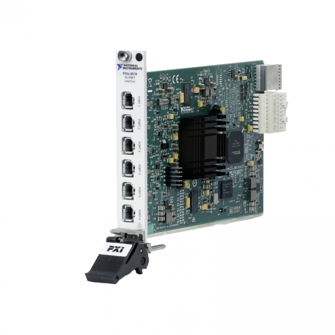 PXIe 8510 interface โมดูล side view