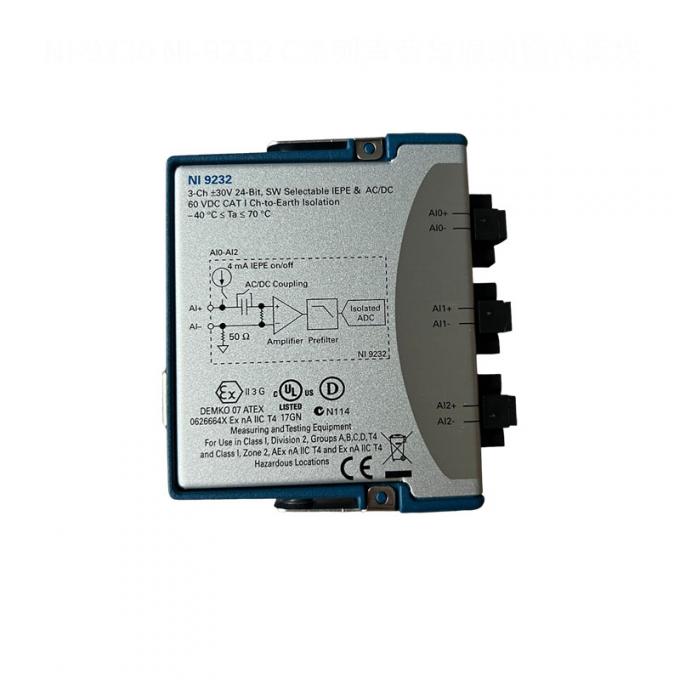 NI-9230 NI-9232 C-Series โมดูล front view