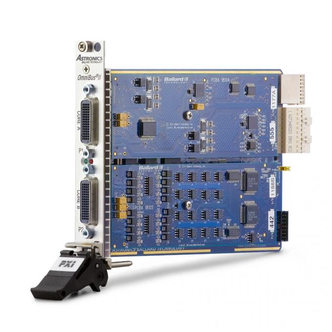 الصكوك الوطنية LV-222-555-442 PXI Avionics Multiprotocol Interface Module
