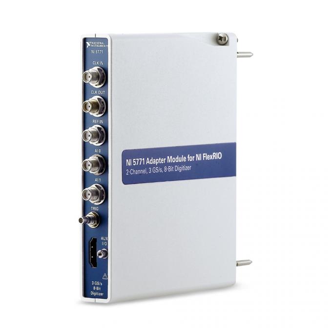 Front view of ナショナル・インスツルメンツ 5771 Digitizer Adapter Module showing input connectors