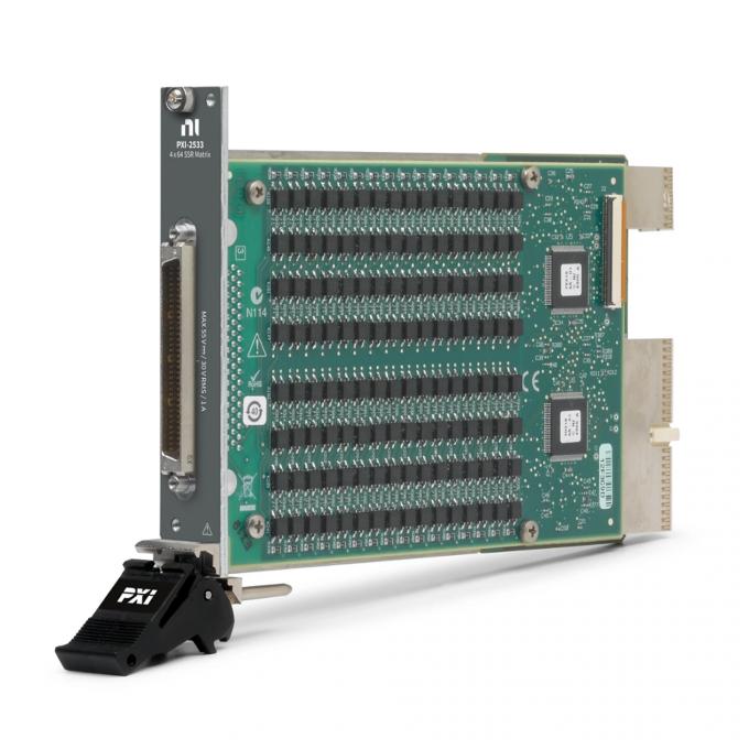 الصكوك الوطنية PXI-2533 PXI Matrix Switch Module side view