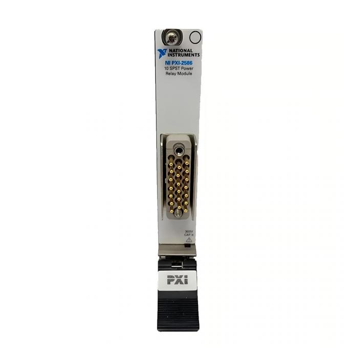 Close-up of relay components in الصكوك الوطنية PXI-2586 module