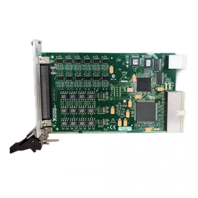 Front view of الصكوك الوطنية PXI-6528 PXI Digital I/O Module showing connectors and labeling