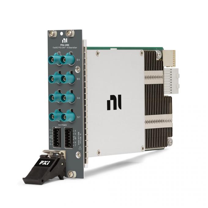 Front view of ナショナル・インスツルメンツ PXIe-1486 FlexRIO FPD-Link Interface Module