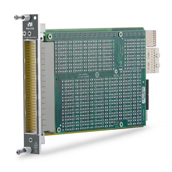 الصكوك الوطنية PXIe-2739 PXI Matrix Switch Module front view