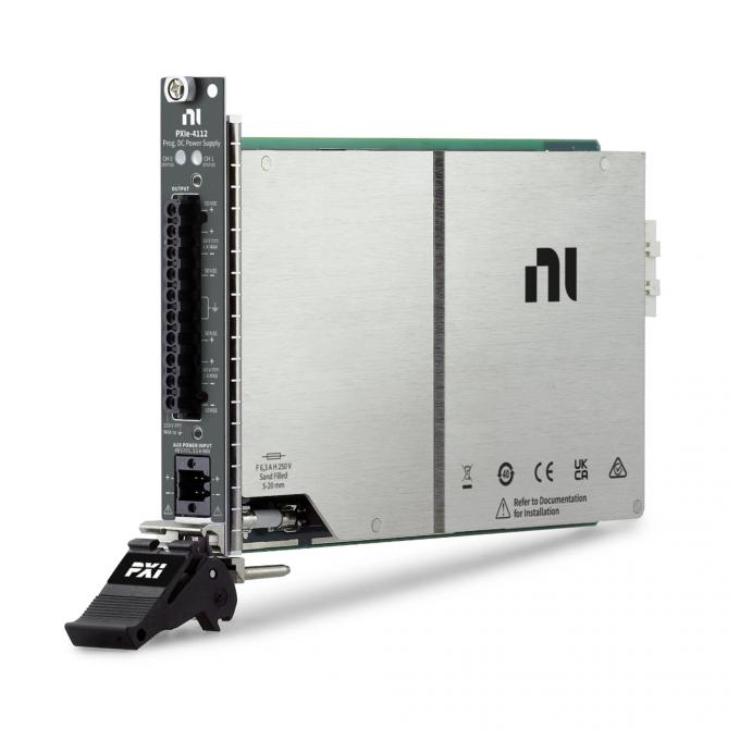 Front view of 내쇼날인스트루먼트 PXIe 4112 PXI Programmable Power Supply