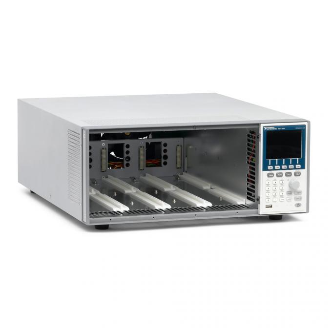 Side view of 내쇼날인스트루먼트 RMX-4003 Electronic Load Device showing connectivity ports