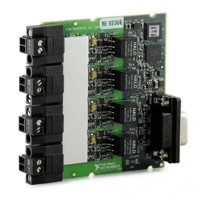 ナショナル・インスツルメンツ SbRIO-9253 Input Module showing front panel with connection terminals and status LEDs