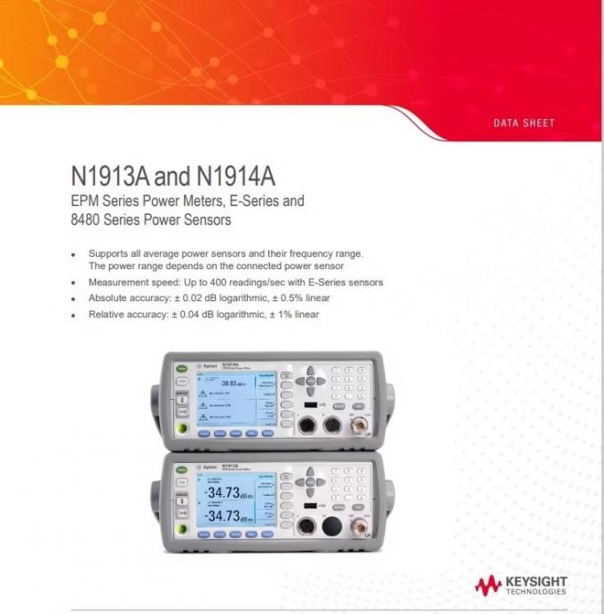 কীসাইট N1914A Dual-Channel Power Meter front view