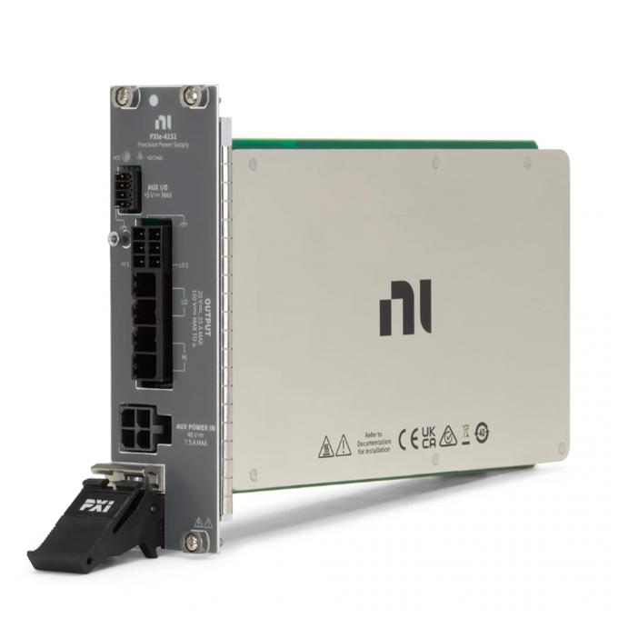 الصكوك الوطنية PXIe-4151 Single Channel 300W 20V 25A PXI Programmable Power Supply - side view